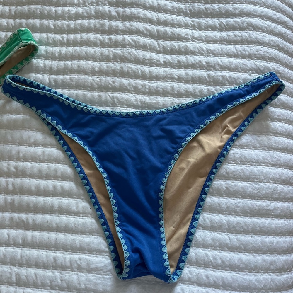 Blue and Teal Bikini Bottom